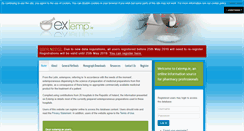 Desktop Screenshot of extemp.ie