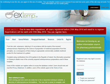 Tablet Screenshot of extemp.ie